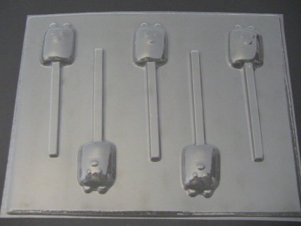 362sp Wow Yellow Guy Chocolate or Hard Candy Lollipop Mold